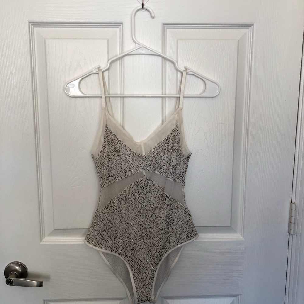 Silver Sequin Bodysuit